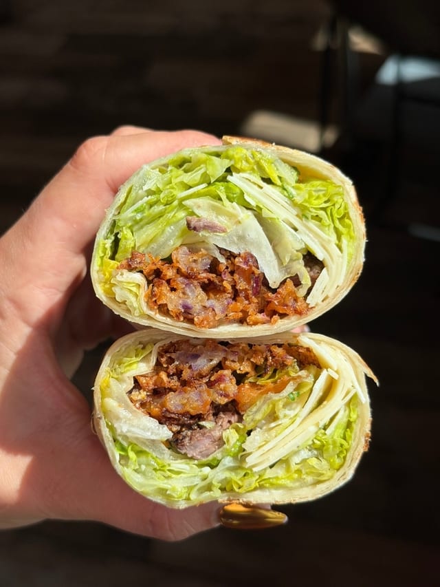 Steak Caesar Wrap.