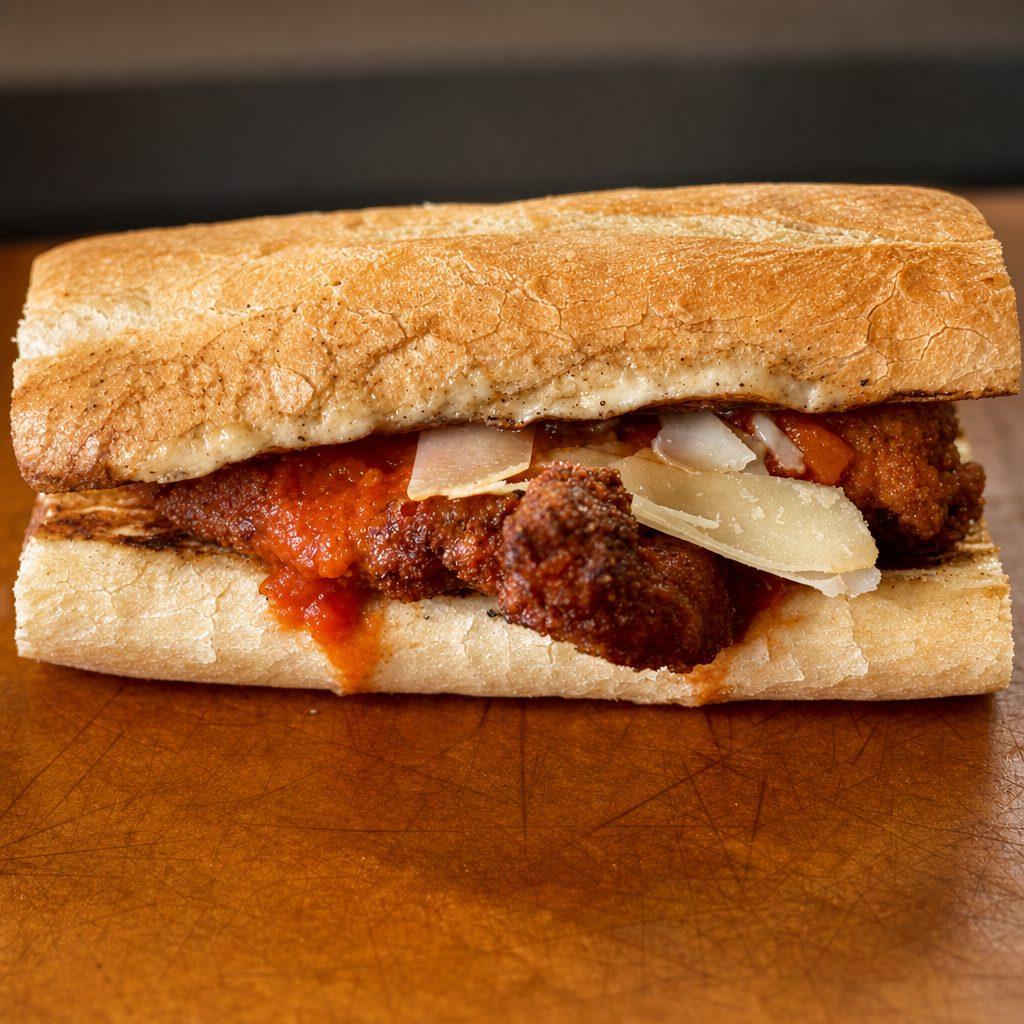 Chicken Parm Sandwich.