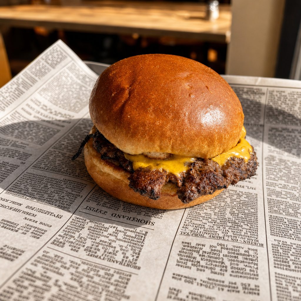 Single Smash Burger.