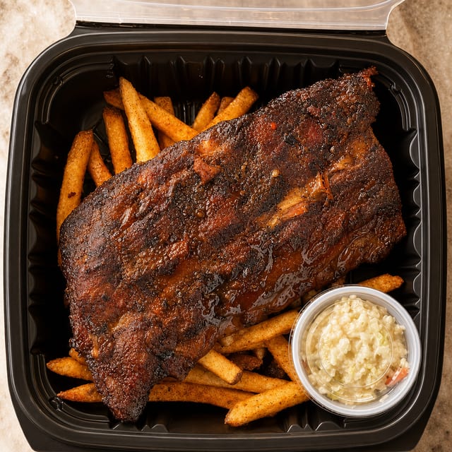 Ribs and Fries.