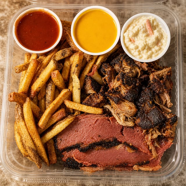 2 Meat BBQ Platter.